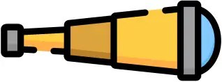 Small spyglass icon